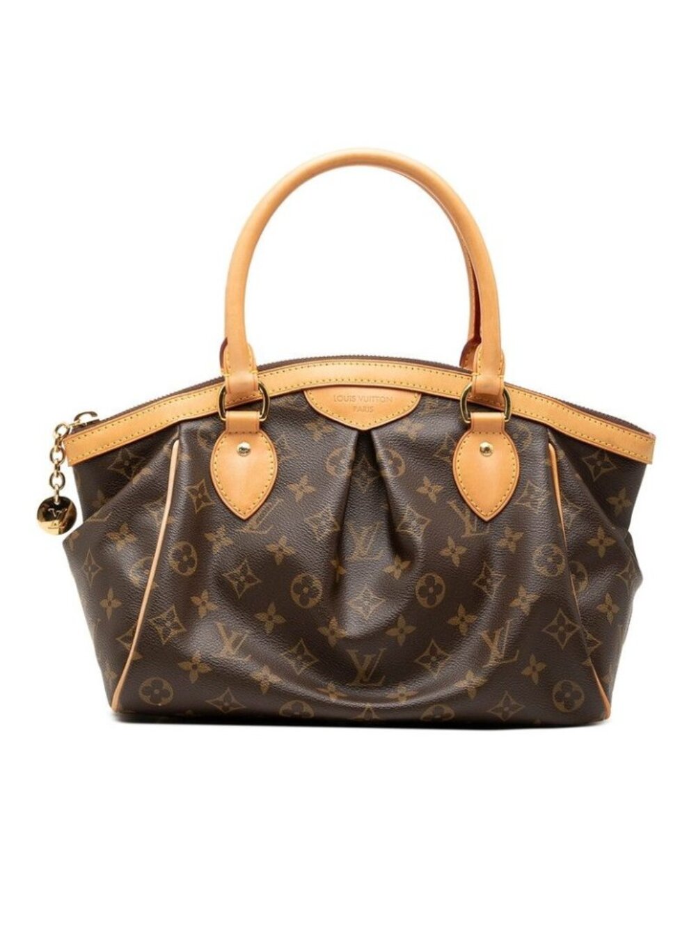 Louis Vuitton Monogram Tivoli PM Handbag Brown Leather
